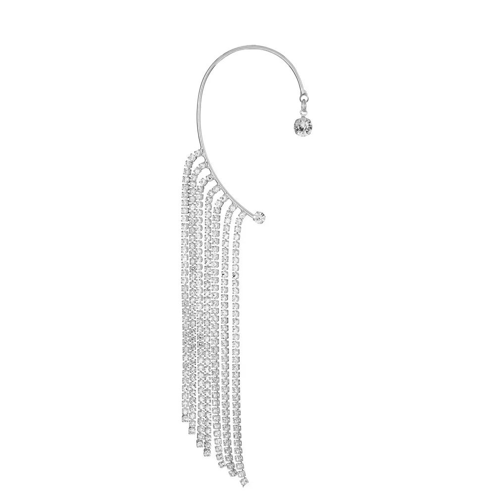 Fashion Tassel Ear Cuff Clip Earrings Geometric C Shape Ear Clip Without Ear Hole Earrings No Pierce Party Wedding Zircon медный
Fashion Tassel Ear Cuff Clip Earrings Geometric C Shape Ear Clip Without Ear Hole Earrings No Pierce Party Wedding Zircon медный