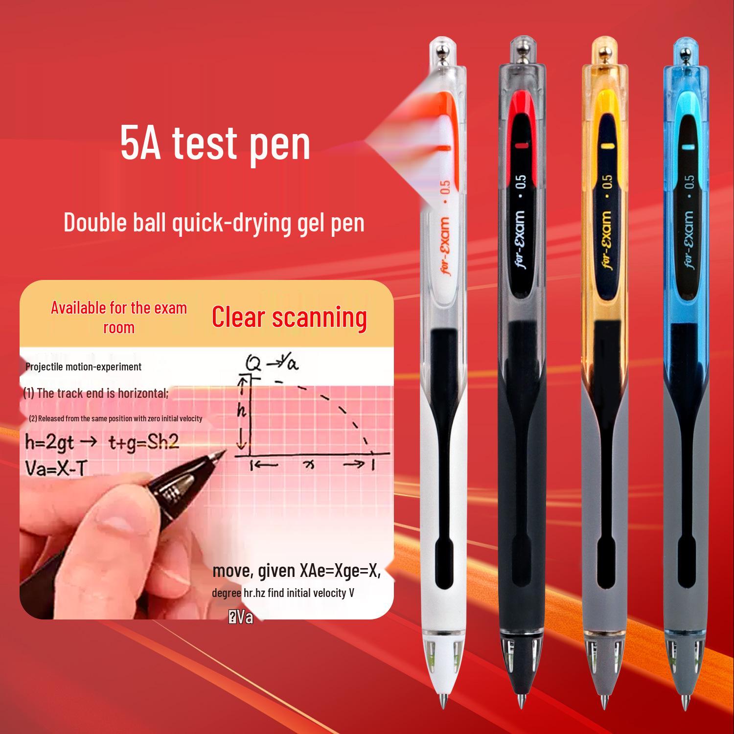 Dian Shi 5A Quiet Gel Pen, Quick-Drying Black Ink, 0.5mm Press-Type Water-Based Sign Pen 0.5mm
Dian Shi 5A Quiet Gel Pen, Quick-Drying Black Ink, 0.5mm Press-Type Water-Based Sign Pen 0.5mm