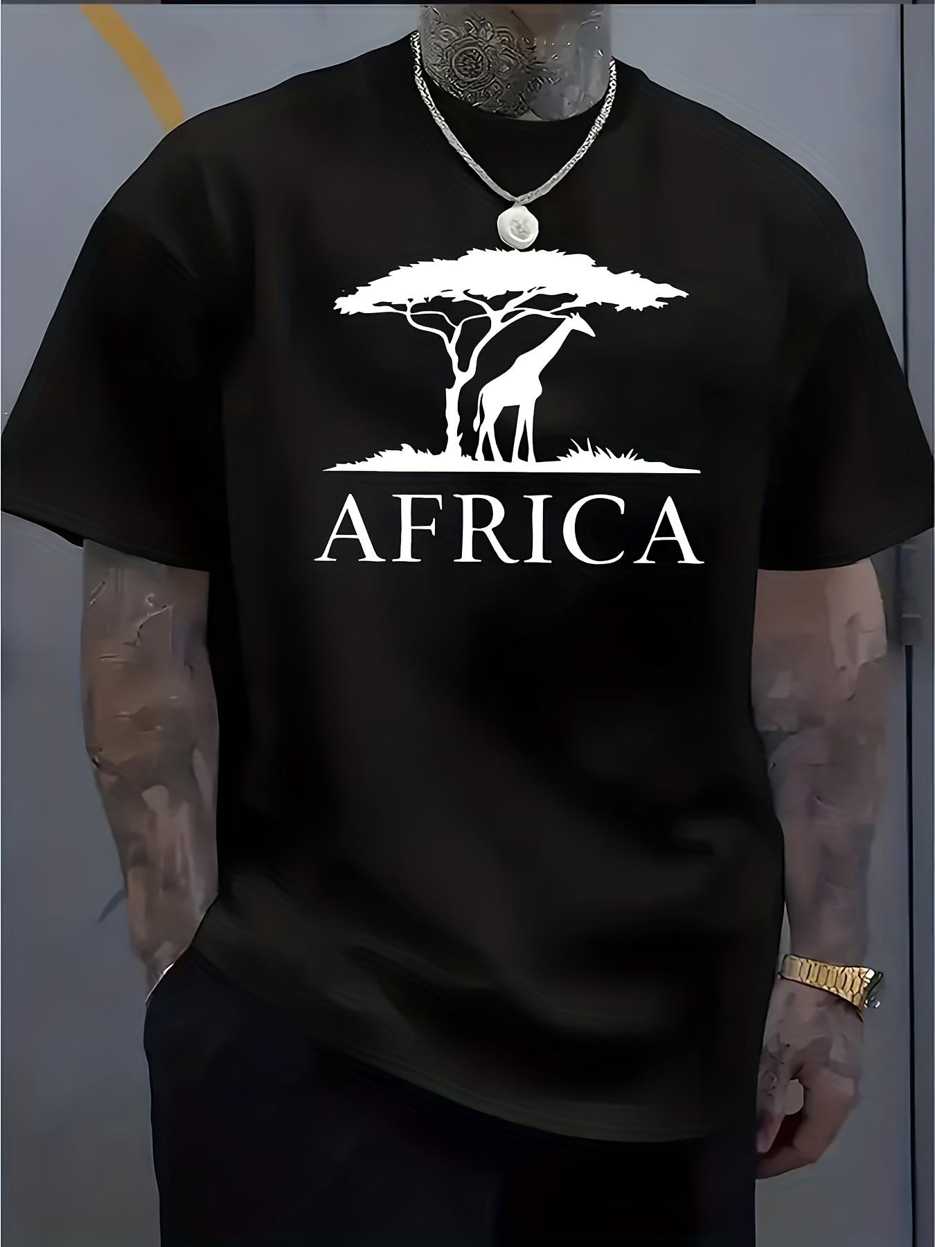 African Safari Giraffe & Acacia Tree Men s T-Shirt Oversize Top Crew Neck Cotton Tee Summer Male Streetwear Casual Unisex Summer S разноцветный
African Safari Giraffe & Acacia Tree Men s T-Shirt Oversize Top Crew Neck Cotton Tee Summer Male Streetwear Casual Unisex Summer S разноцветный