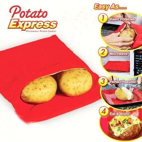 Potato express four micro-ondes sac de pommes de terre Potato Bag Pommes de terre au four sacs bes22287
Potato express four micro-ondes sac de pommes de terre Potato Bag Pommes de terre au four sacs bes22287