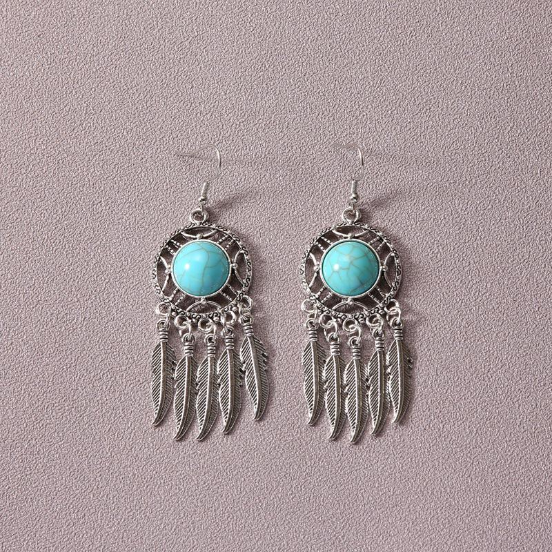 Богемные серьги с кисточками из бирюзы - Этнический ретро тибетский подвесной стиль
Богемные серьги с кисточками из бирюзы - Этнический ретро тибетский подвесной стиль