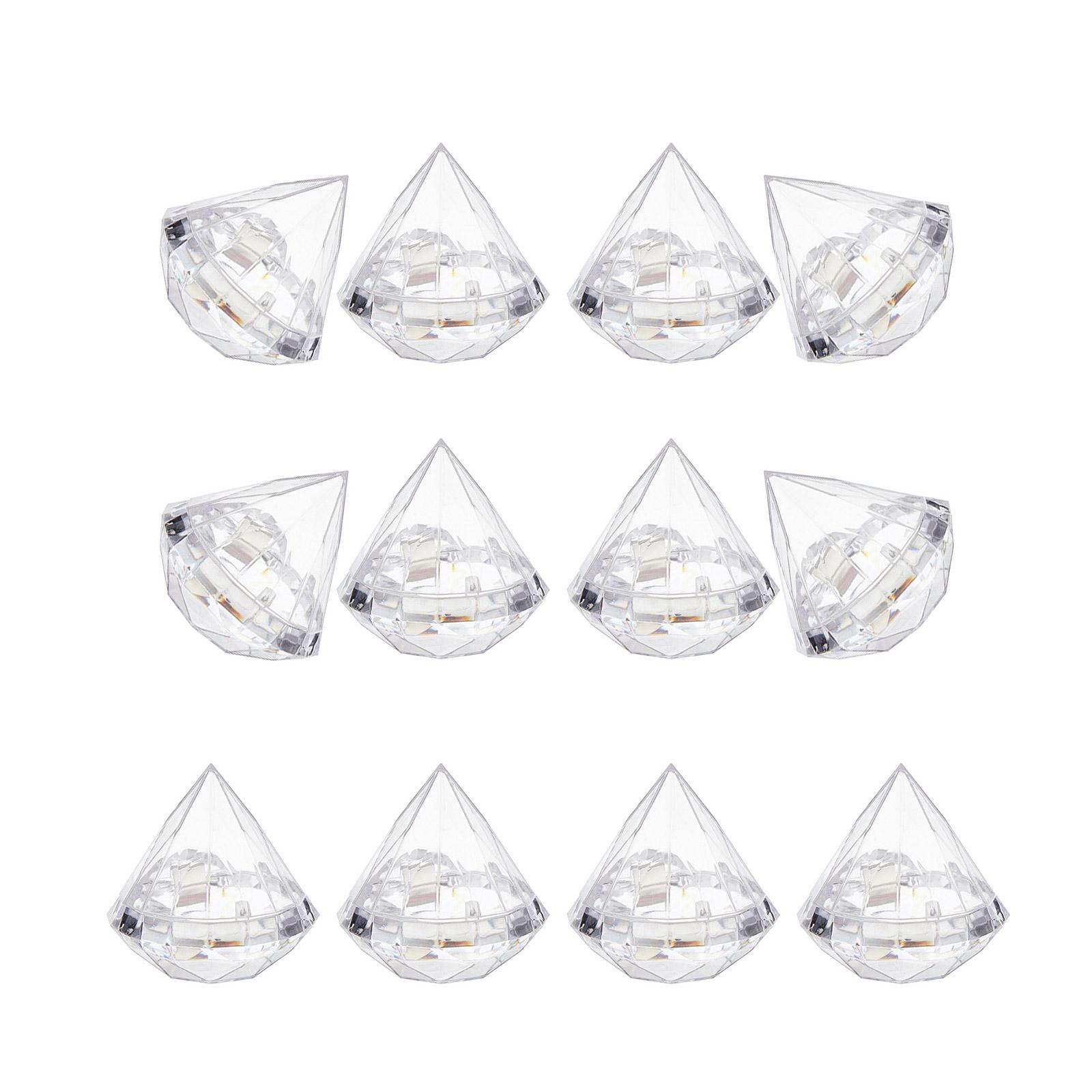 Упаковка из 10 декоративных пластиковых контейнеров для конфет в форме бриллиантов. Прочные пластиковые банки для конфет в форме бриллиантов для подарков на вечеринку и декораций. S
Упаковка из 10 декоративных пластиковых контейнеров для конфет в форме бриллиантов. Прочные пластиковые банки для конфет в форме бриллиантов для подарков на вечеринку и декораций. S