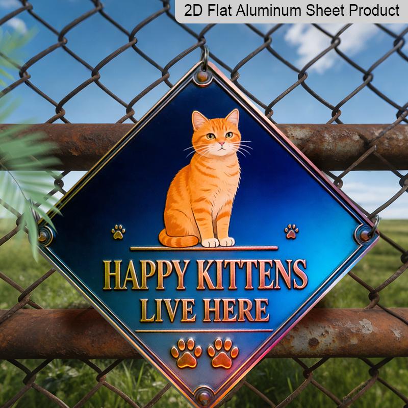 2D Flat, 1pc - One 2D Plane with A Happy Cat Theme | Vintage Aluminum Sign, Perfect for Cat Lovers, Ideal for Decorating Living Rooms, Bedrooms 20*20cm
2D Flat, 1pc - One 2D Plane with A Happy Cat Theme | Vintage Aluminum Sign, Perfect for Cat Lovers, Ideal for Decorating Living Rooms, Bedrooms 20*20cm