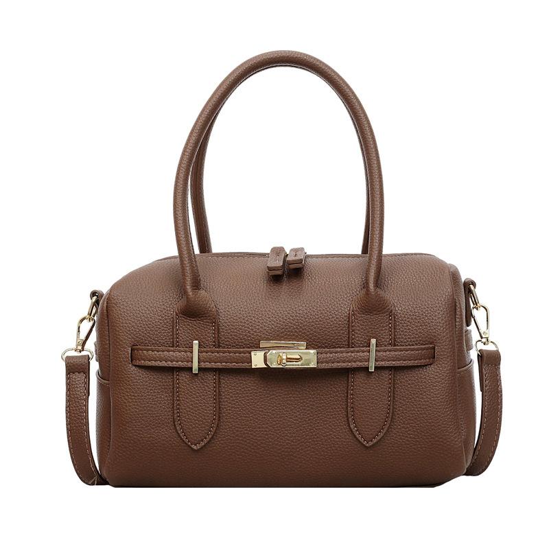 Classic Pebbled Faux Leather Handbag with Top Handle and Detachable Shoulder Strap Ideal for Everyday Fashion and Elegance коричневый
Classic Pebbled Faux Leather Handbag with Top Handle and Detachable Shoulder Strap Ideal for Everyday Fashion and Elegance коричневый