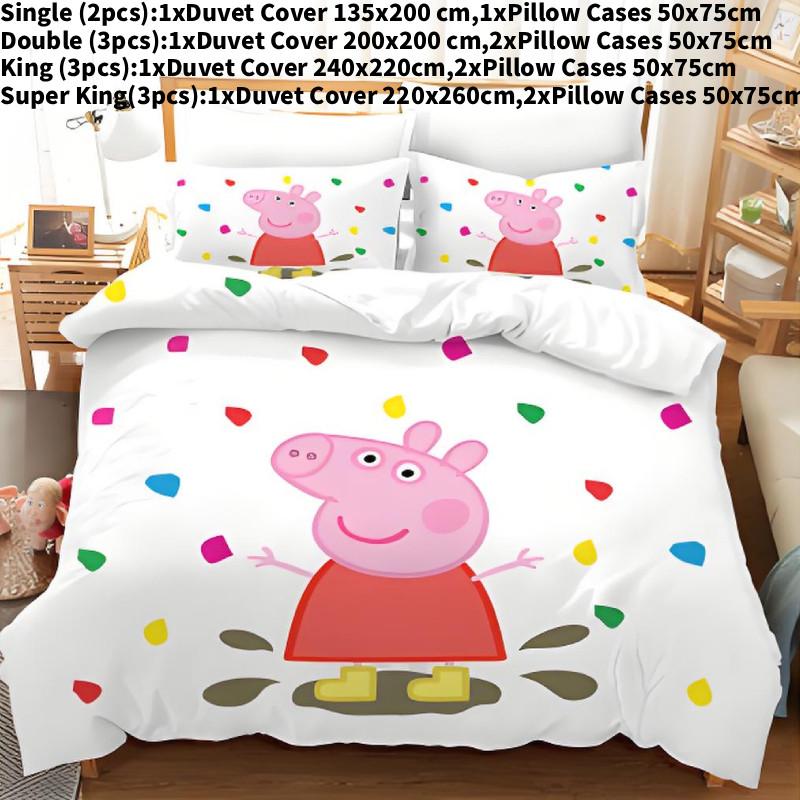 Pig Printing Digital Duvet Cover Pillowcase Set Bedroom Gifts Bedding 135X200cm
Pig Printing Digital Duvet Cover Pillowcase Set Bedroom Gifts Bedding 135X200cm