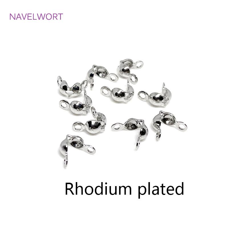 Thickened 14k/18k Real Gold Plating 4MM Double-Cup Bead Tip Crimp Cover Jewellery Making Supplies Findings for DIY 50 pieces
Thickened 14k/18k Real Gold Plating 4MM Double-Cup Bead Tip Crimp Cover Jewellery Making Supplies Findings for DIY 50 pieces