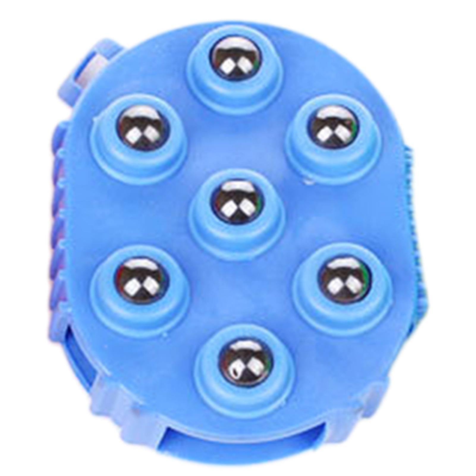 Silicone 7 Balls Body Massager Glove Rolling Ball Body Massage Glove Muscle Pain Relief Relax Massager for Neck Leg Back синій
Silicone 7 Balls Body Massager Glove Rolling Ball Body Massage Glove Muscle Pain Relief Relax Massager for Neck Leg Back синій