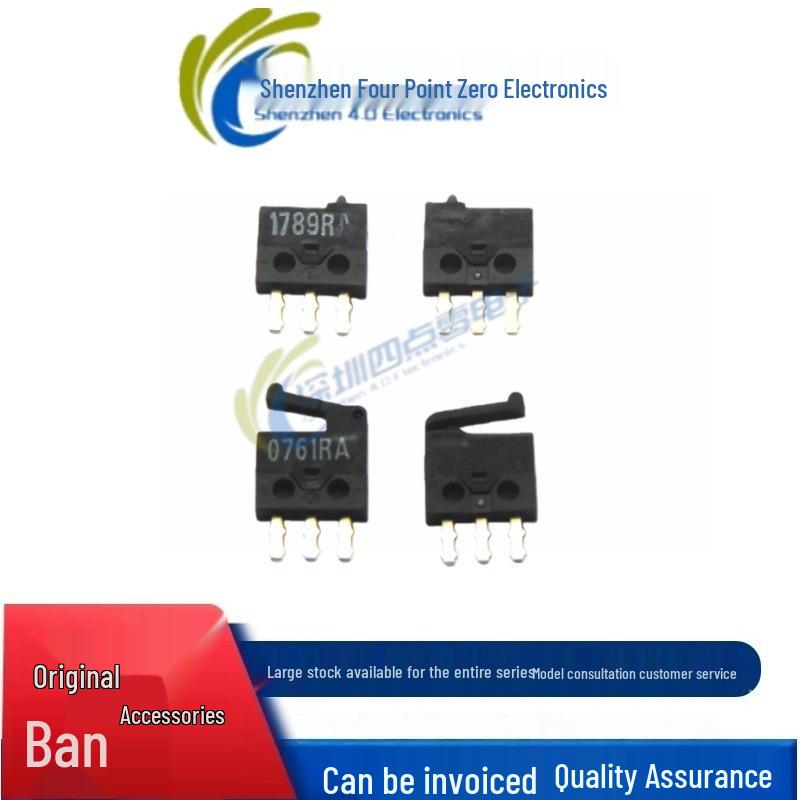 OMRON Ultra-Small, Ultra-Thin Snap-Action Micro Switch D2MQ-1, Three-Leg.
OMRON Ultra-Small, Ultra-Thin Snap-Action Micro Switch D2MQ-1, Three-Leg.