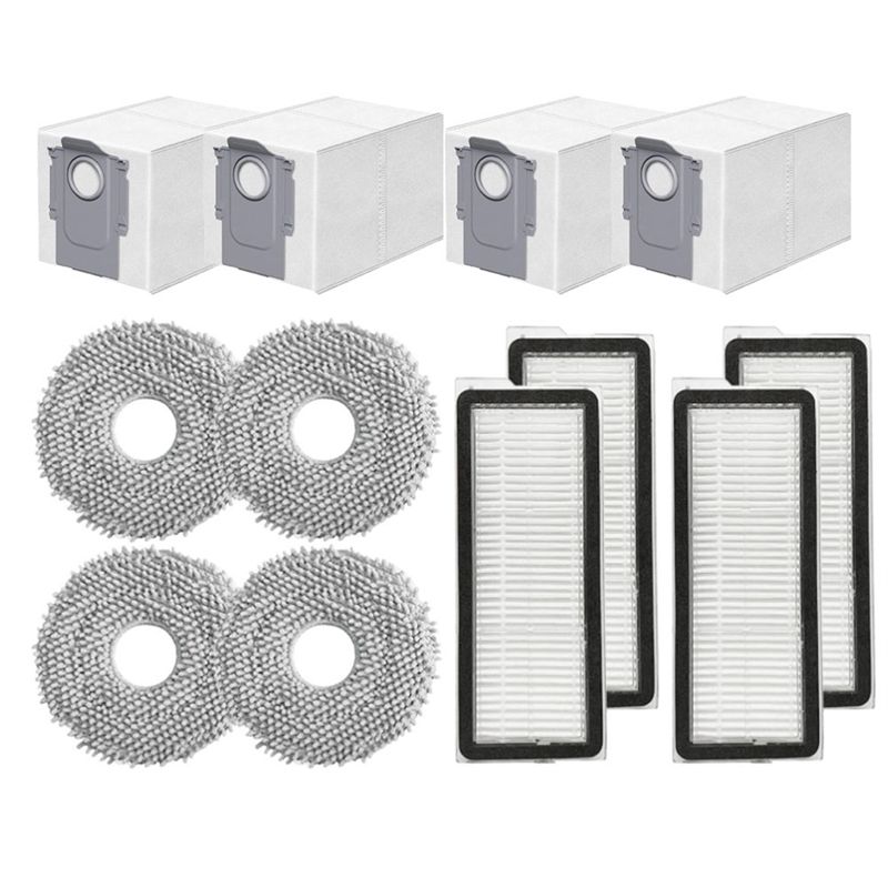 AEE4-Compatible For Roborock Qrevo Curv / P20 Pro Robot Vacuum Replacement Parts Hepa Filter Mop Cloth Dust Bag Accessories
AEE4-Compatible For Roborock Qrevo Curv / P20 Pro Robot Vacuum Replacement Parts Hepa Filter Mop Cloth Dust Bag Accessories
