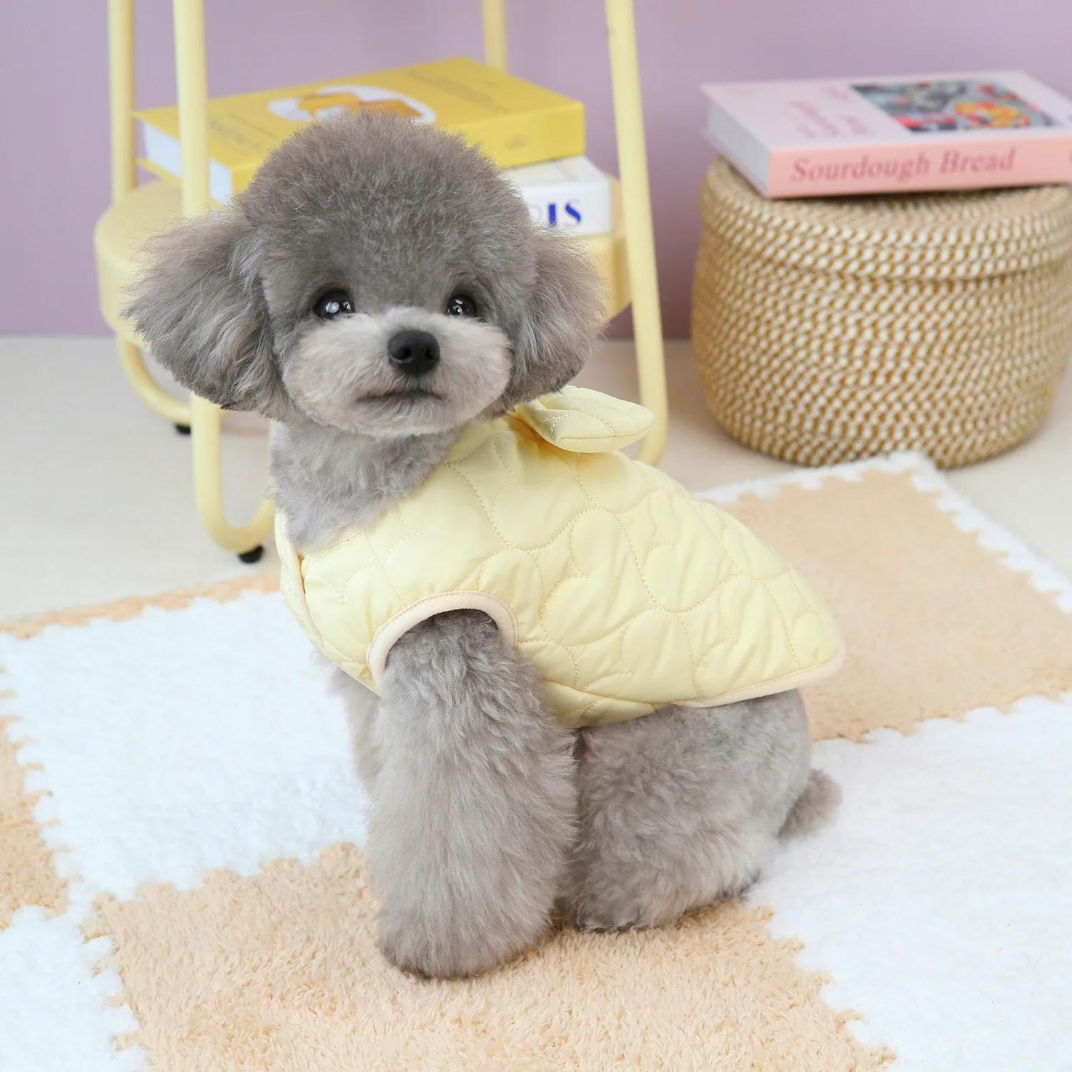 Осенняя и зимняя одежда для собак Одежда из хлопка с пузырьками Love Bow Парки для собак Одежда для маленьких и средних собак Аксессуары для домашних животных XL
Осенняя и зимняя одежда для собак Одежда из хлопка с пузырьками Love Bow Парки для собак Одежда для маленьких и средних собак Аксессуары для домашних животных XL