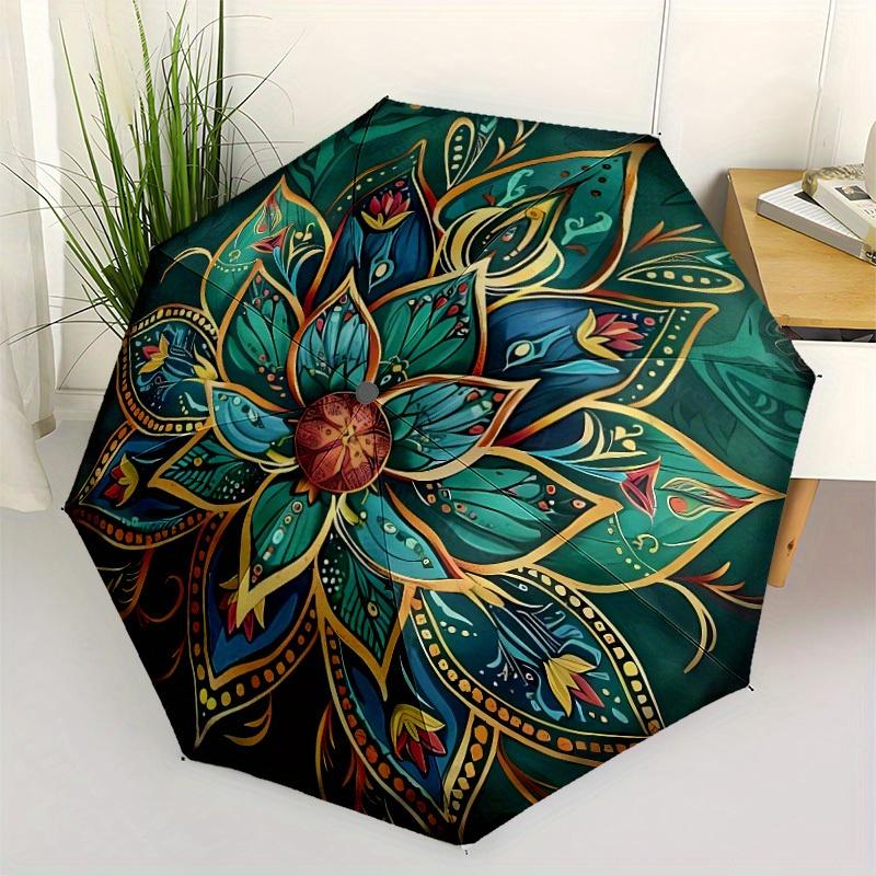 Lotus Flower Automatic Open/Close Umbrella - 8-Rib Durable Frame, Foldable Compact Travel Umbrella with Vibrant Floral Design, (as the picture,Iron&8K)
Lotus Flower Automatic Open/Close Umbrella - 8-Rib Durable Frame, Foldable Compact Travel Umbrella with Vibrant Floral Design, (as the picture,Iron&8K)