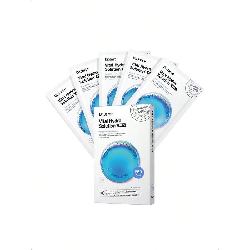 Dr.Jart+ Dermask Vital Hydra Solution Glow Face Mask 26g(5ea) With Hyaluronic Acid | Sheet Mask | Korean Skin Care 
Dr.Jart+ Dermask Vital Hydra Solution Glow Face Mask 26g(5ea) With Hyaluronic Acid | Sheet Mask | Korean Skin Care