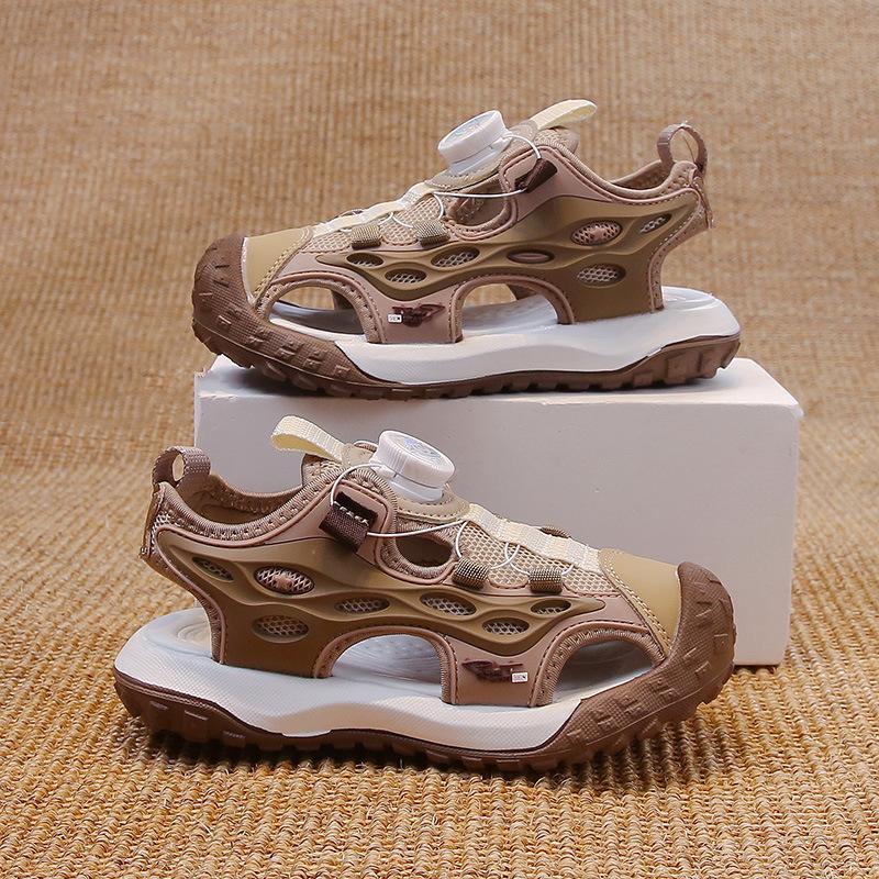 Students Beach Shoes Non-slip Soft Sole Kids Sports Sandals Rotating Button 2025 Summer New Children Fashion Sandals Toes Capped 26 хаки
Students Beach Shoes Non-slip Soft Sole Kids Sports Sandals Rotating Button 2025 Summer New Children Fashion Sandals Toes Capped 26 хаки