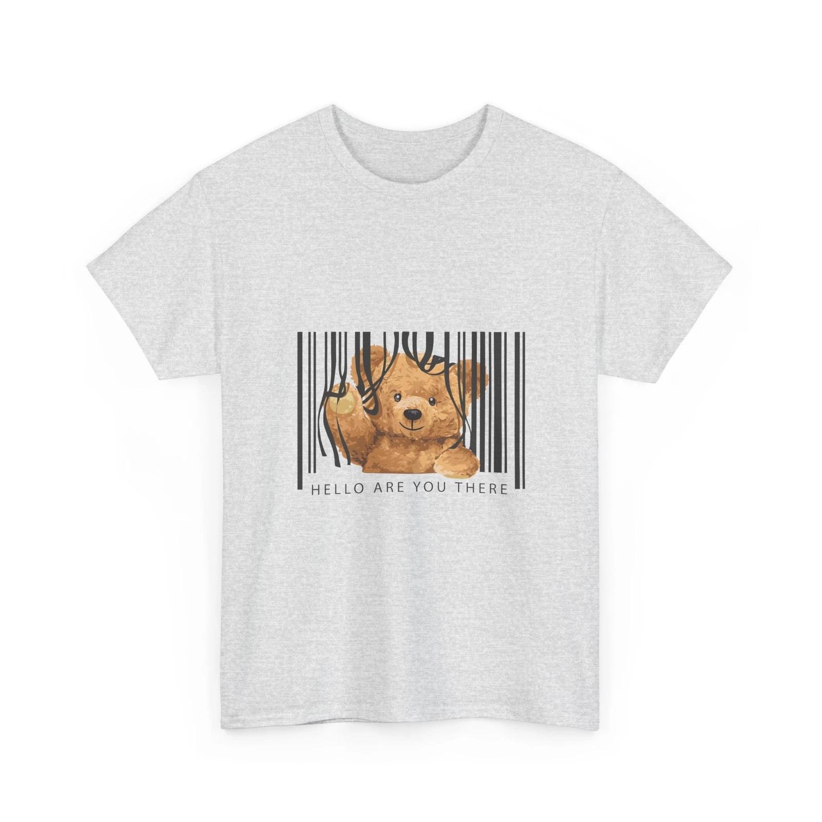 Barcode Teddy Bear Tee | Cute Teddy Illustration, Hello Are You There Cotton T L
Barcode Teddy Bear Tee | Cute Teddy Illustration, Hello Are You There Cotton T L
