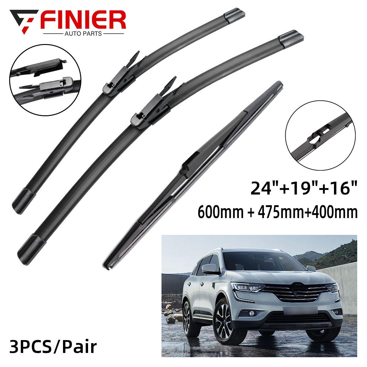 3 шт. щетки стеклоочистителя для Renault Koleos MK1 2008-2015 24 19 16 подходят для переднего лобового стекла, щетки для окон, резак, аксессуары 2011 2012 2013 2014
3 шт. щетки стеклоочистителя для Renault Koleos MK1 2008-2015 24 19 16 подходят для переднего лобового стекла, щетки для окон, резак, аксессуары 2011 2012 2013 2014