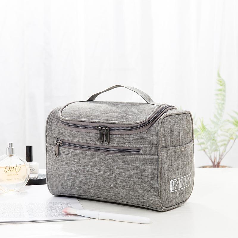 Solid Color Cosmetic Storage Bag, Portable Travel Toiletry Wash Bag with Hanging Hook Waterproof Makeup Organizer for Bathroom сірий
Solid Color Cosmetic Storage Bag, Portable Travel Toiletry Wash Bag with Hanging Hook Waterproof Makeup Organizer for Bathroom сірий