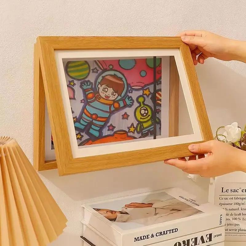 Magnetic Flip Photo Frame Oil Painting Storage A4 Children Art Photo Frame Decoration Works Storage Photo Frame Home Decoration 21x29.7cm
Magnetic Flip Photo Frame Oil Painting Storage A4 Children Art Photo Frame Decoration Works Storage Photo Frame Home Decoration 21x29.7cm