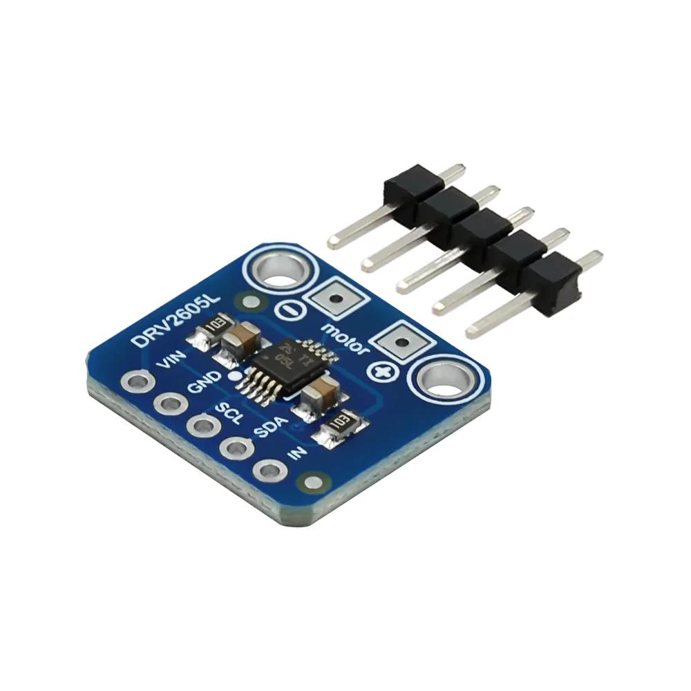 DRV2605L Haptic Motor Driver Module Buzzer Vibration Motor Controller Board Development Tools for Arduino DC 2 -5V
DRV2605L Haptic Motor Driver Module Buzzer Vibration Motor Controller Board Development Tools for Arduino DC 2 -5V