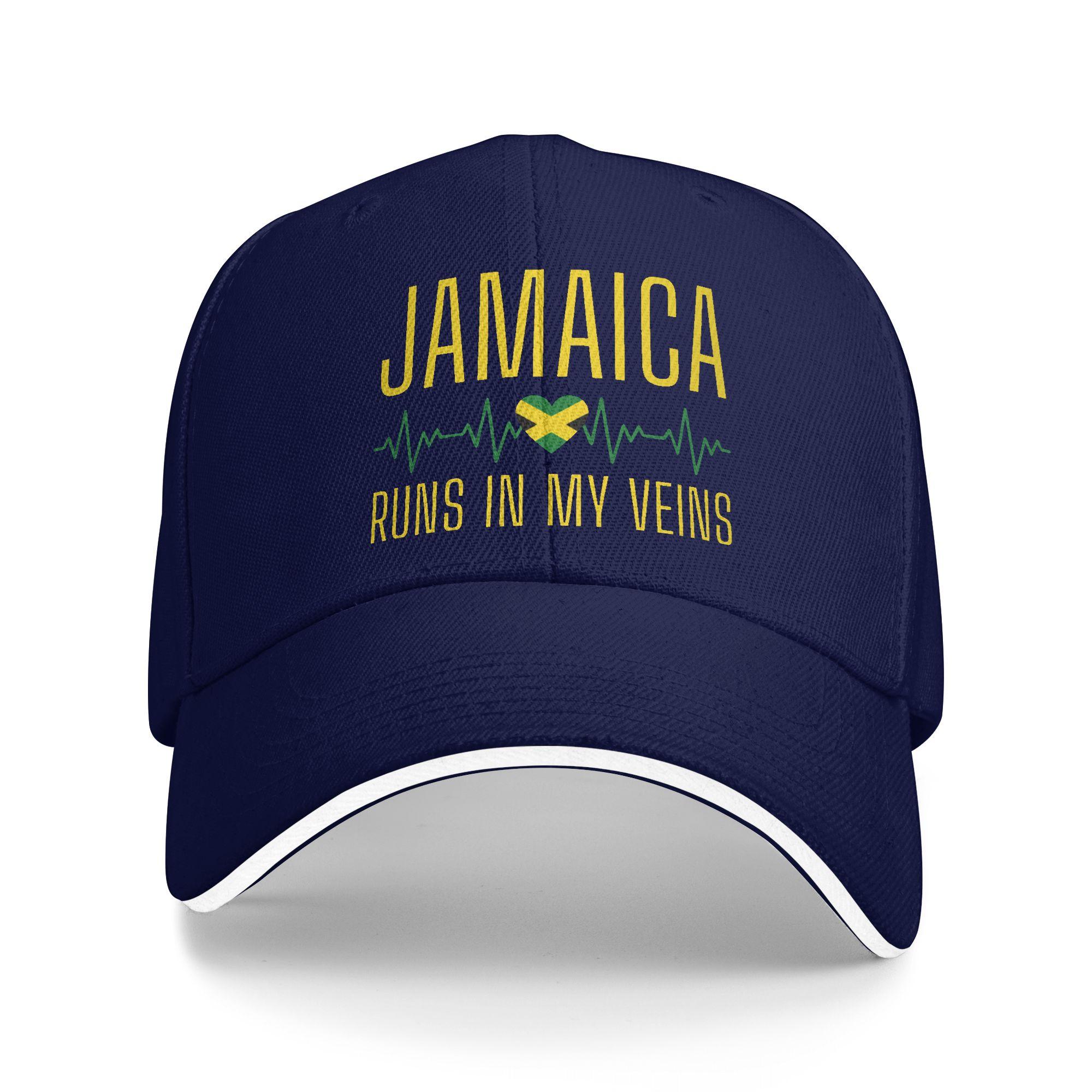 Jamaica Runs In My Veins Casual Baseball Cap Summer Trucker Hat High Quality Outdoor Gym Hip Hop Hats Unisex Y2k Baseball Caps As Picture темно-синього кольору
Jamaica Runs In My Veins Casual Baseball Cap Summer Trucker Hat High Quality Outdoor Gym Hip Hop Hats Unisex Y2k Baseball Caps As Picture темно-синього кольору