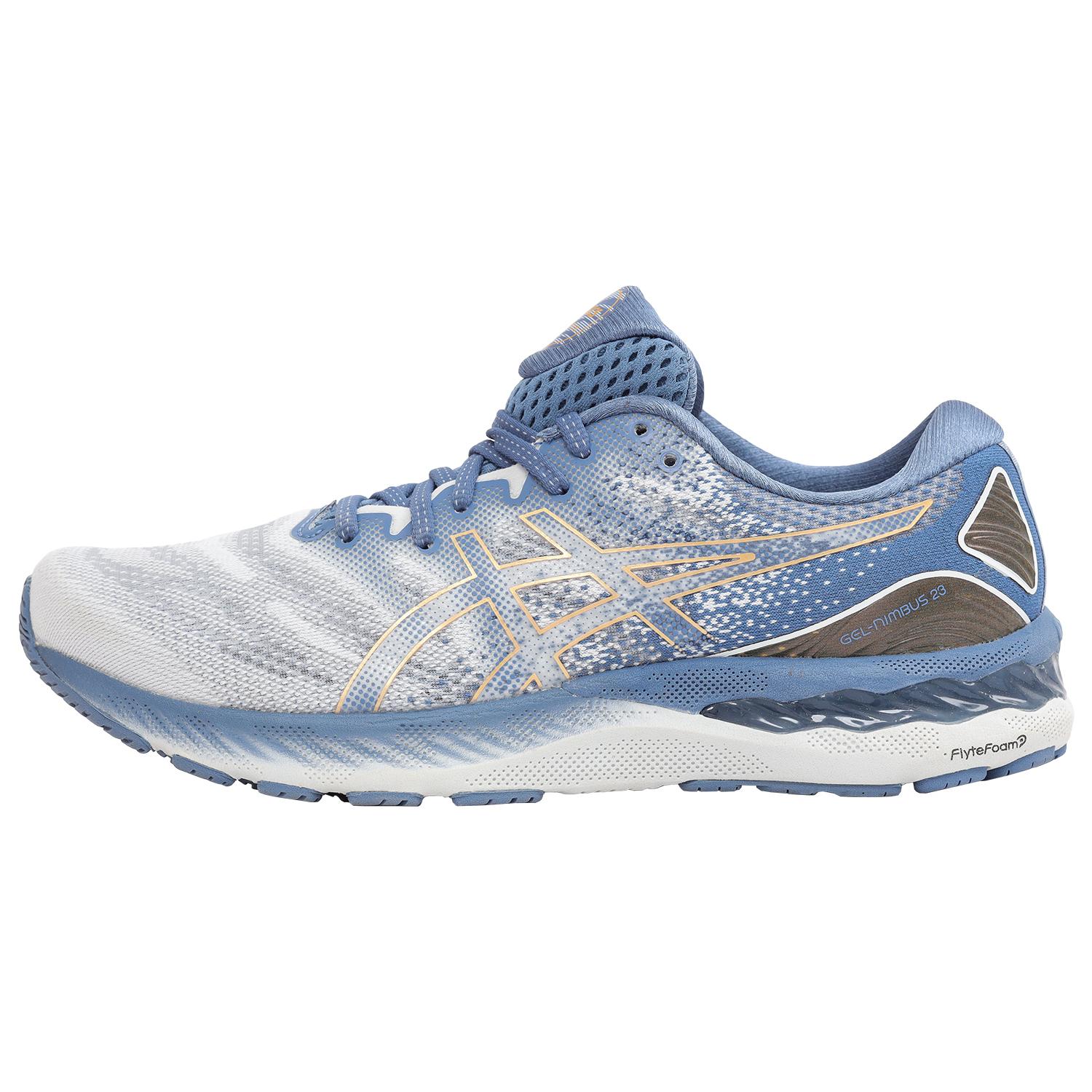 ASICS Gel Nimbus 23 Blue White Gold 1011B415-400 43.5
ASICS Gel Nimbus 23 Blue White Gold 1011B415-400 43.5