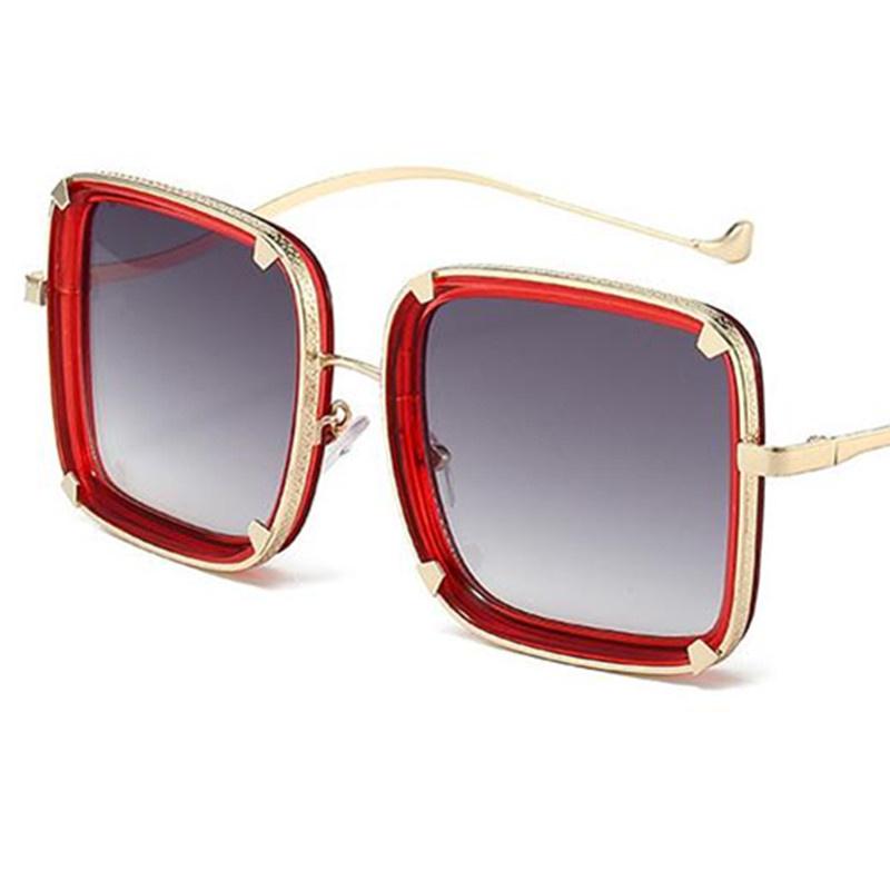 NEW Sunglasses Women Personality Sun Glasses Alloy Frame Anti-UV Spectacles Rivet Eyeglasses Retro Square Ornamental as picture красный
NEW Sunglasses Women Personality Sun Glasses Alloy Frame Anti-UV Spectacles Rivet Eyeglasses Retro Square Ornamental as picture красный