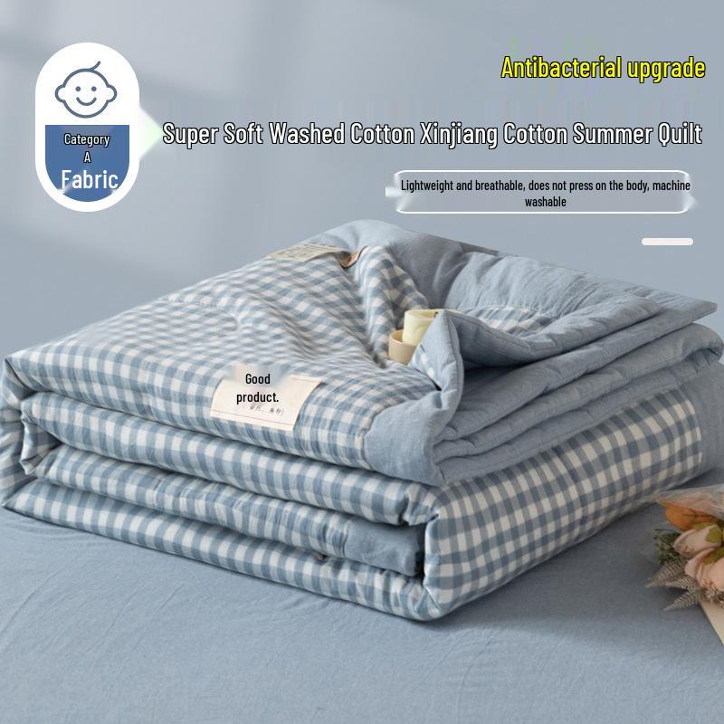 Летнее одеяло из стиранного хлопка в стиле Муджи: Прохладный, Машинная стирка, Подходит для мамы и малыша 200x230 cm
Летнее одеяло из стиранного хлопка в стиле Муджи: Прохладный, Машинная стирка, Подходит для мамы и малыша 200x230 cm