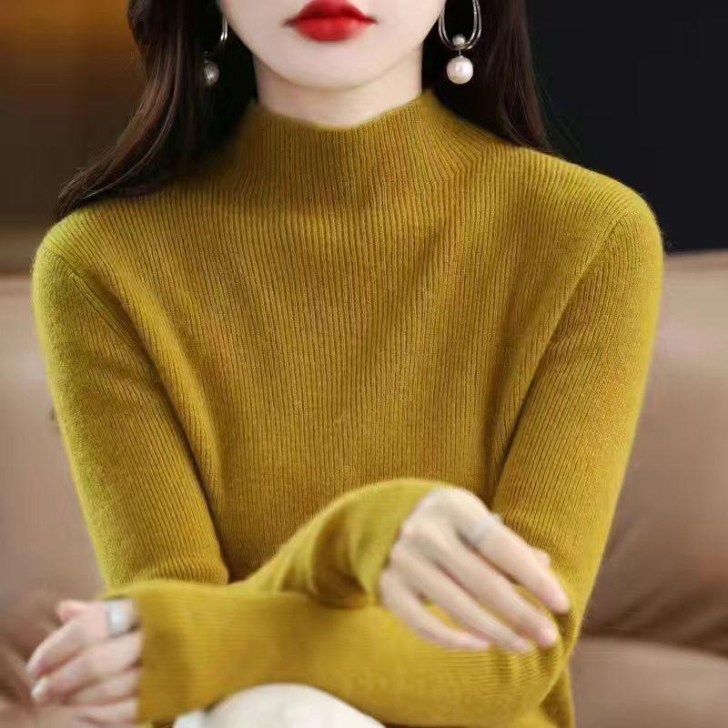 Plus Size Women s Half-High Collar Knitted Pullover - Slimming & Flattering Autumn-Winter Sweater 2XL 65-70 kg
Plus Size Women s Half-High Collar Knitted Pullover - Slimming & Flattering Autumn-Winter Sweater 2XL 65-70 kg