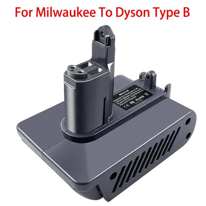 Conversion Adapter For Makita/Dewalt/Milwaukee 18V Li-ion Battery Convert to For Dyson Type A / Type B Animal Vacuum Cleaner
Conversion Adapter For Makita/Dewalt/Milwaukee 18V Li-ion Battery Convert to For Dyson Type A / Type B Animal Vacuum Cleaner