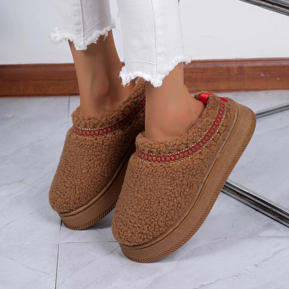 Новые женские теплые меховые ботильоны женские тапочки на платформе плюшевые шлепанцы зимняя хлопковая обувь для женщин фирменный дизайн снежные ботинки 36
Новые женские теплые меховые ботильоны женские тапочки на платформе плюшевые шлепанцы зимняя хлопковая обувь для женщин фирменный дизайн снежные ботинки 36