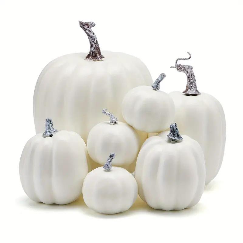 7pc Halloween Harvest Fake Pumpkins Set for Fall Decorations білий
7pc Halloween Harvest Fake Pumpkins Set for Fall Decorations білий