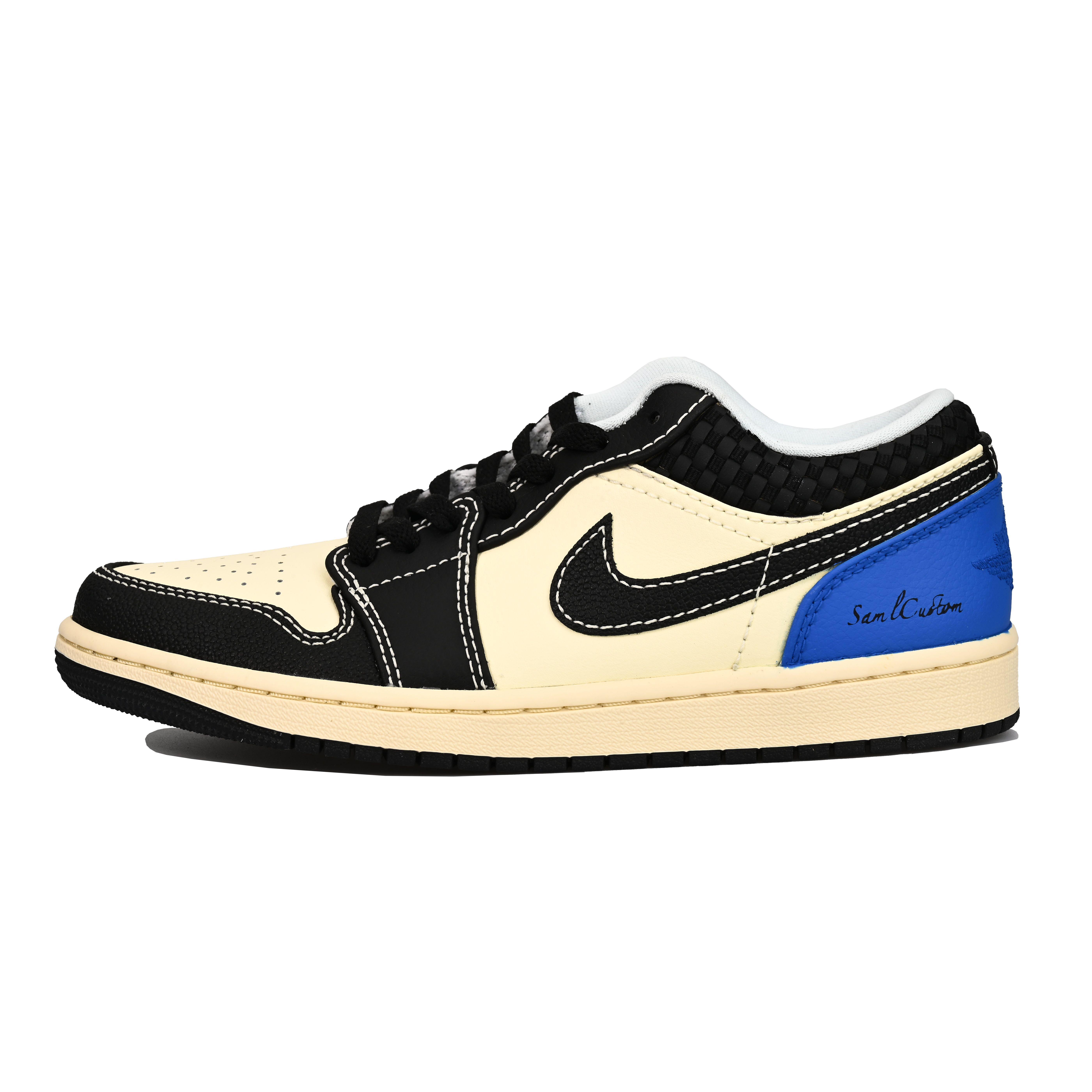 Jordan Air Jordan 1 Breathable Low top Vintage Basketball Shoes Men s Beige Black Blue HQ3437-101(Team6-) 46
Jordan Air Jordan 1 Breathable Low top Vintage Basketball Shoes Men s Beige Black Blue HQ3437-101(Team6-) 46