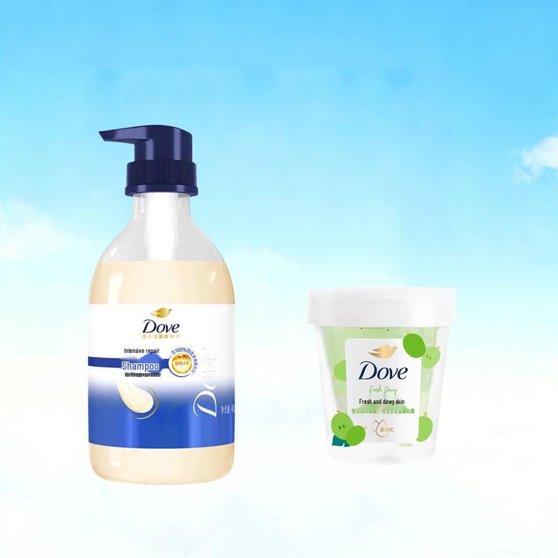 Dove Intensive Nourishment Shampoo & Green Grape Scrub Set
Dove Intensive Nourishment Shampoo & Green Grape Scrub Set