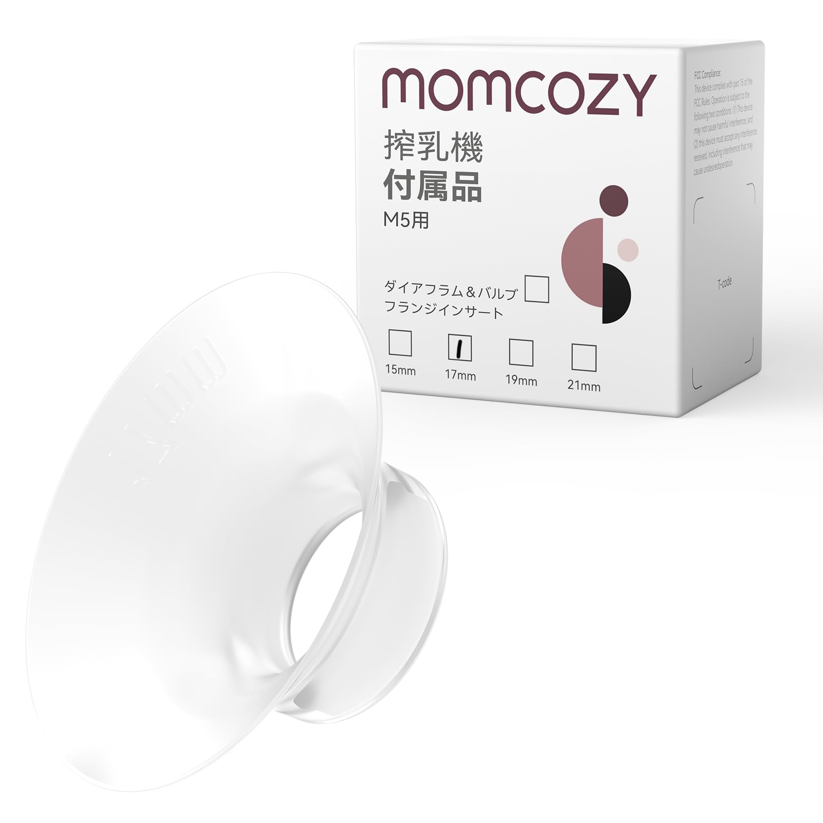 Вставка фланца Momcozy 17 мм Совместима с оригинальным молокоотсосом Momcozy M5 Замена 1 шт. M5. аксессуары, (17мм)
Вставка фланца Momcozy 17 мм Совместима с оригинальным молокоотсосом Momcozy M5 Замена 1 шт. M5. аксессуары, (17мм)