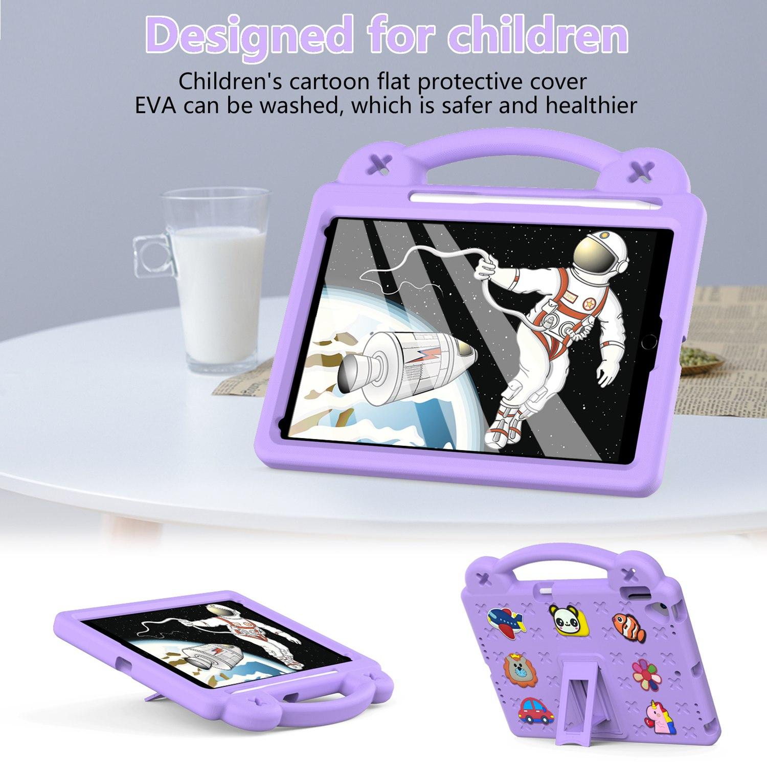 For iPad 10.2 (2021)/(2019)/(2020) Portable EVA Case Shockproof Tablet Cover Anti-Scratch Case with Kickstand Purple
For iPad 10.2 (2021)/(2019)/(2020) Portable EVA Case Shockproof Tablet Cover Anti-Scratch Case with Kickstand Purple