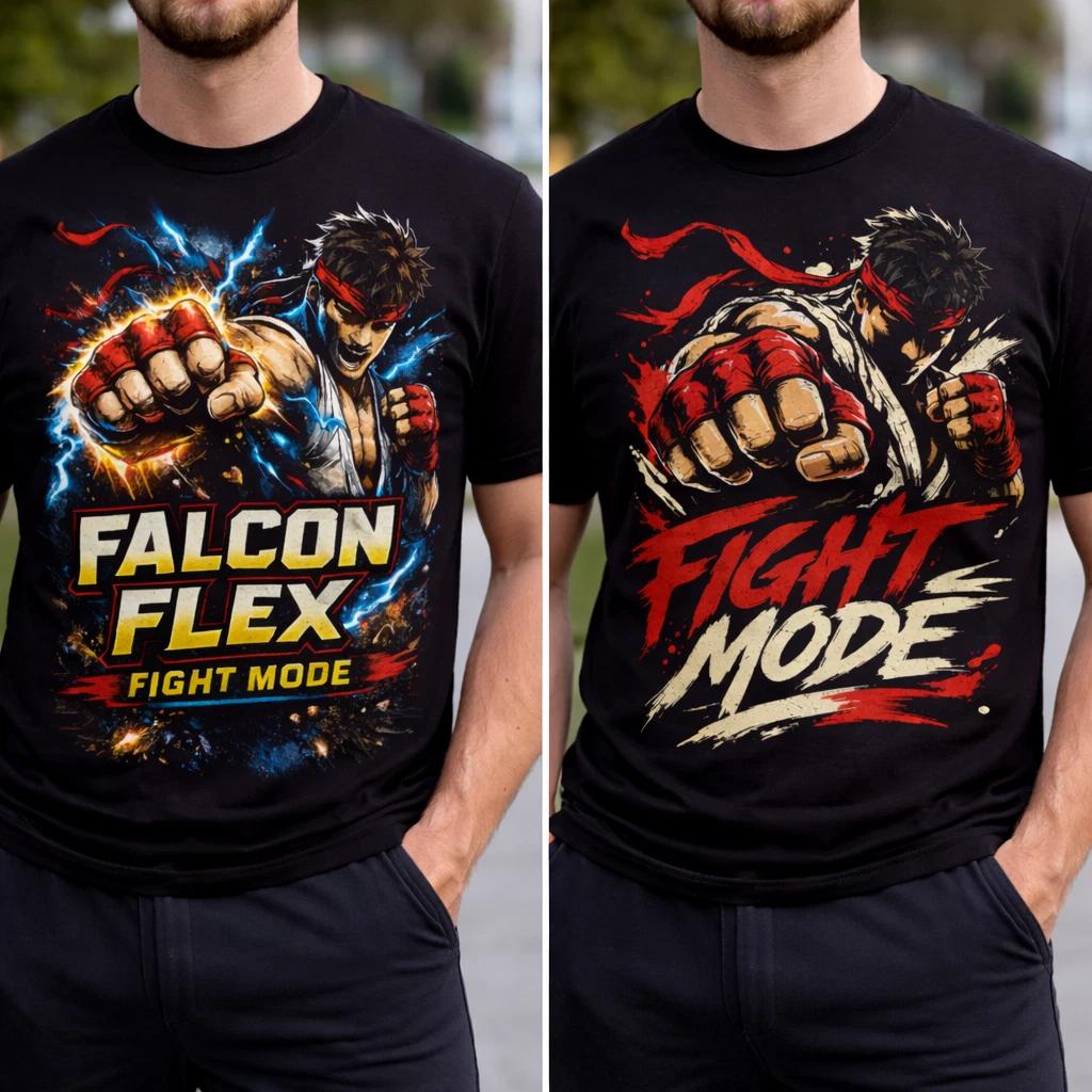 Fight Mode graphic Tee Boxer Fist Illustration, Retro Street Comic Style T-Shirt M
Fight Mode graphic Tee Boxer Fist Illustration, Retro Street Comic Style T-Shirt M