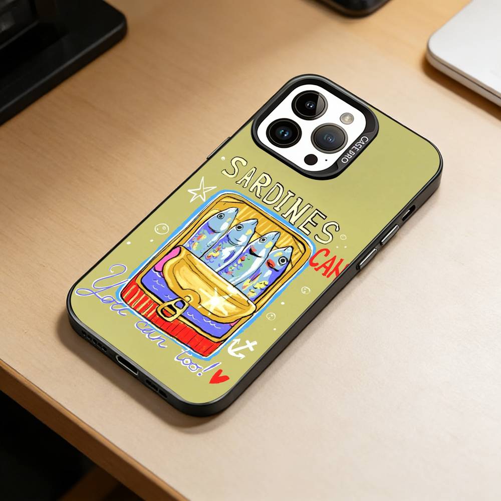Sardine Phone Case For iPhone 17,16,15,14,13,12,11 Plus,Pro Max,XS,Colorful Silver Phone case Funda Cover iPhone15plus
Sardine Phone Case For iPhone 17,16,15,14,13,12,11 Plus,Pro Max,XS,Colorful Silver Phone case Funda Cover iPhone15plus