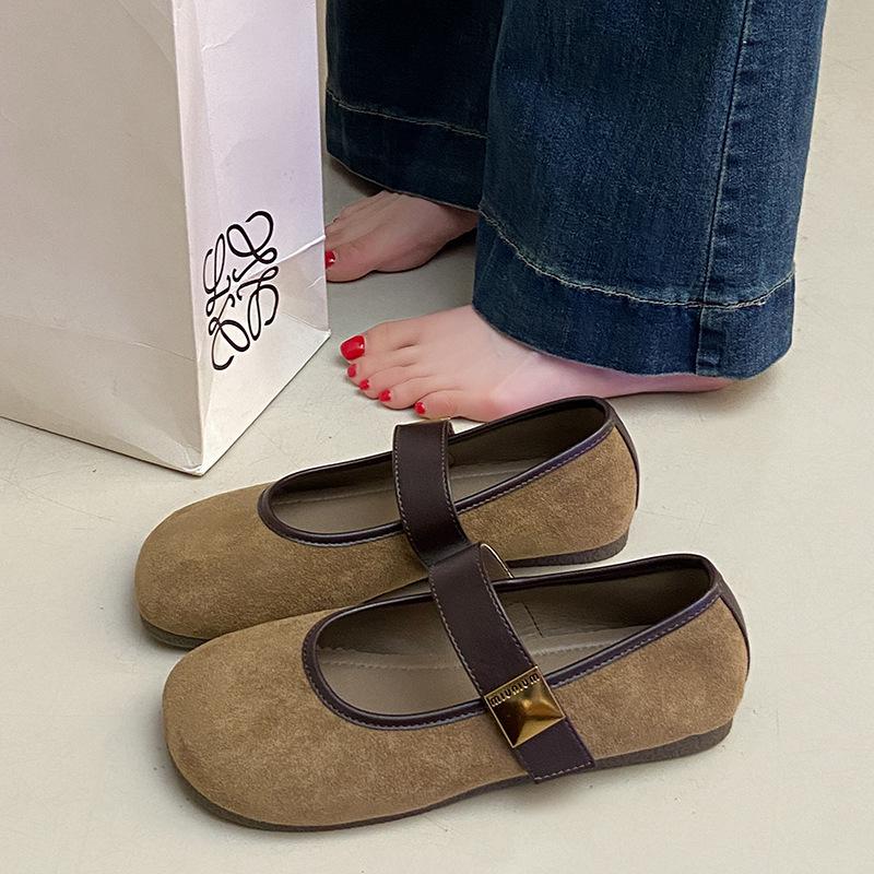 Flat single shoes women s Mary Jane shoes 2025 new spring and autumn shoes 40 темно-коричневого кольору
Flat single shoes women s Mary Jane shoes 2025 new spring and autumn shoes 40 темно-коричневого кольору