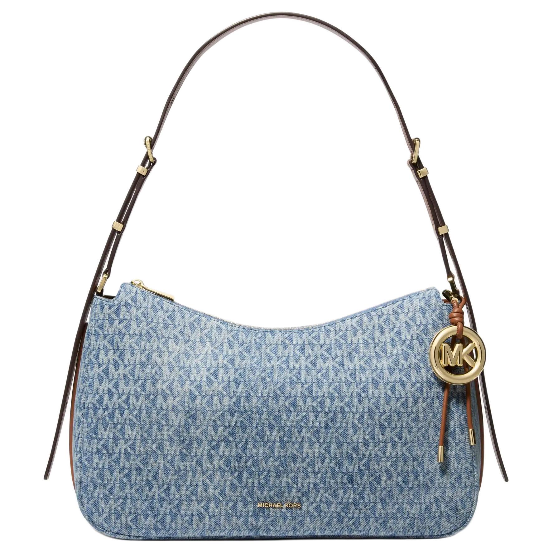 Michael Kors Nolita Logo Round Pendant Zipper Closure Cotton Shoulder Bag Medium Women shoulder bag Blue 30S6GY5L2C-MIDNIGHT Basic Set (Bag)
Michael Kors Nolita Logo Round Pendant Zipper Closure Cotton Shoulder Bag Medium Women shoulder bag Blue 30S6GY5L2C-MIDNIGHT Basic Set (Bag)