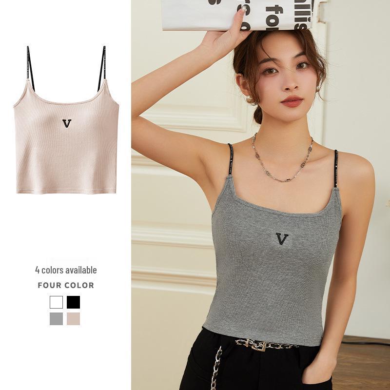 Women s Padded Camisole with Letter Print - Sexy Back, No Bra Needed, One-Piece One Size чёрный
Women s Padded Camisole with Letter Print - Sexy Back, No Bra Needed, One-Piece One Size чёрный