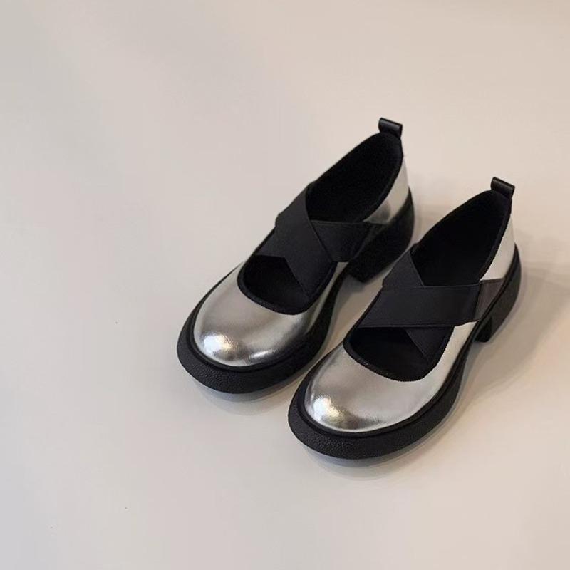 High-heeled Women s Retro Cross-laced Ballet Flats with Round Toe Shoes 40 срібний
High-heeled Women s Retro Cross-laced Ballet Flats with Round Toe Shoes 40 срібний