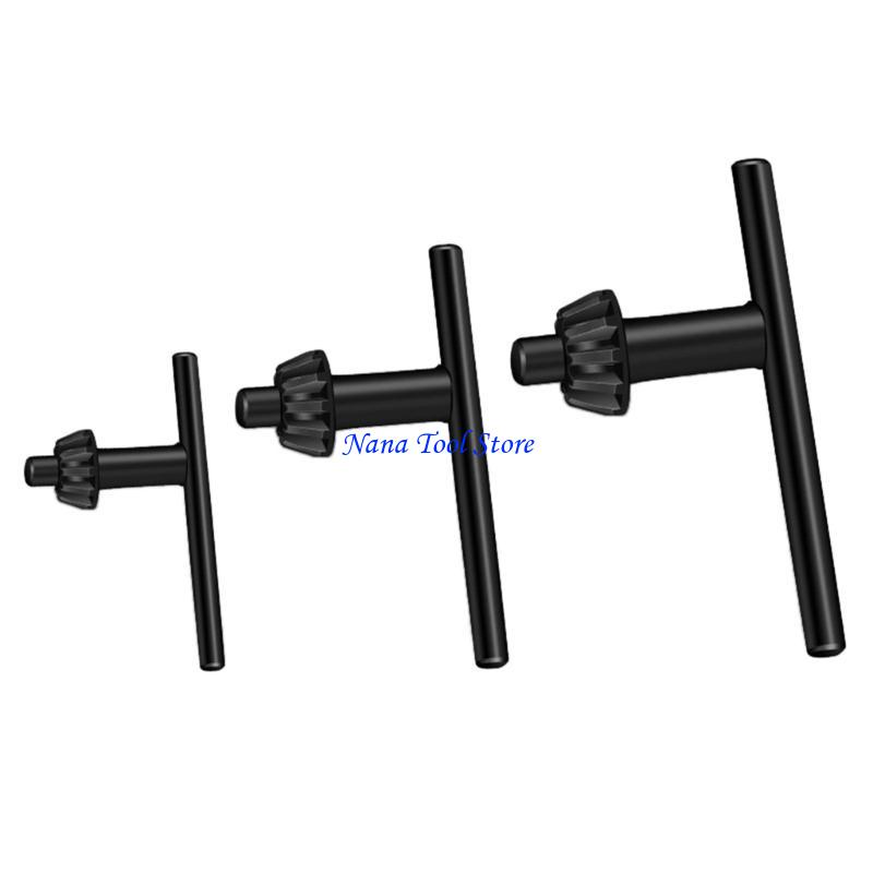 31GJ Set of 3 Drill Chucks Wrenches Carbon Steel Wrench set designs for Hand Tool Use чорний
31GJ Set of 3 Drill Chucks Wrenches Carbon Steel Wrench set designs for Hand Tool Use чорний