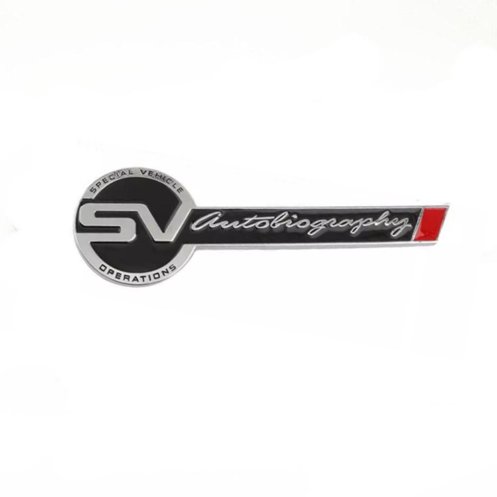 SV A-utobiography Логотип з емблемою автомобіля Наклейка для L- і R-over D-iscovery R-ange R-over D-efender F-reelander Auto Trunk Badge Decal Matte Silver and Black and Red
SV A-utobiography Логотип з емблемою автомобіля Наклейка для L- і R-over D-iscovery R-ange R-over D-efender F-reelander Auto Trunk Badge Decal Matte Silver and Black and Red