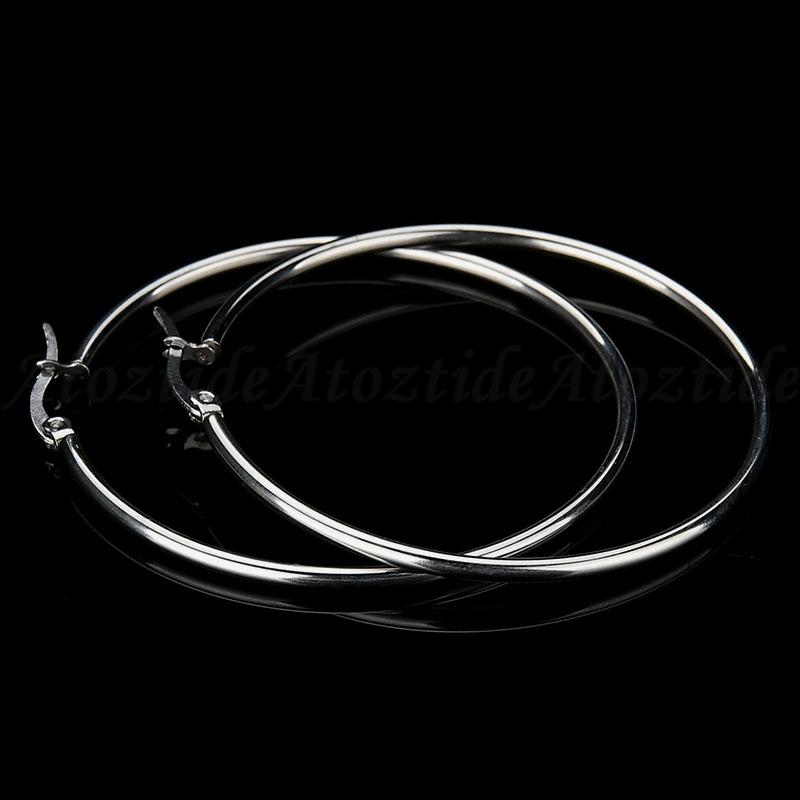 Atoztide 30-100mm Exaggerated Geometric Smooth Big Circle Hoop Earrings Women Basketball Wives Earrings Heart Ear Loop Party 30mm
Atoztide 30-100mm Exaggerated Geometric Smooth Big Circle Hoop Earrings Women Basketball Wives Earrings Heart Ear Loop Party 30mm