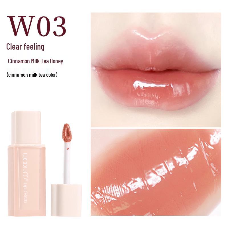 WODWOD Mirror Finish Long-Lasting Sheer Lip Gloss - Low Saturation Whitening Effect
WODWOD Mirror Finish Long-Lasting Sheer Lip Gloss - Low Saturation Whitening Effect