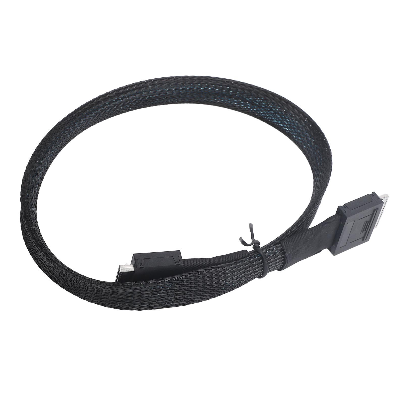 Oculink SFF 8611 8i to SFF 8611 8i Cable 16Gbps Support SAS 3.0 4.0 SATA 3.0 Data Transfer Cable for Server PCIe
Oculink SFF 8611 8i to SFF 8611 8i Cable 16Gbps Support SAS 3.0 4.0 SATA 3.0 Data Transfer Cable for Server PCIe