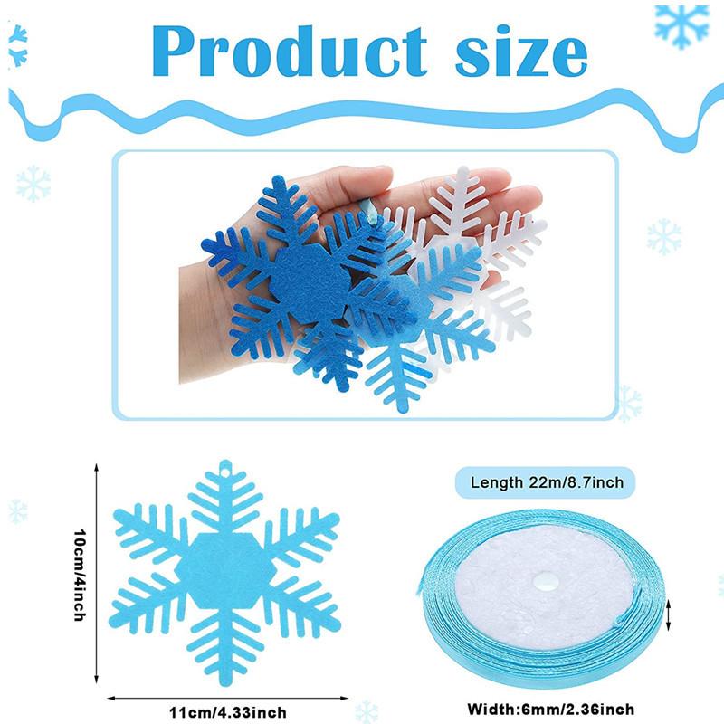 Wholesale Christmas Snowflake Felt Pendant Snow Shaped Decorative Hanging Decoration Rope Craft for Decorative Supplies небесно-голубой
Wholesale Christmas Snowflake Felt Pendant Snow Shaped Decorative Hanging Decoration Rope Craft for Decorative Supplies небесно-голубой
