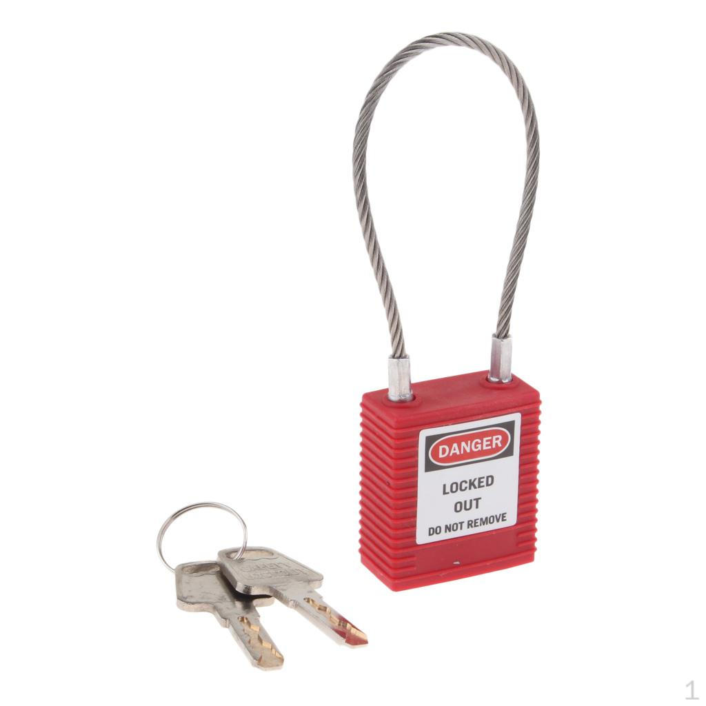 Навесной замок безопасности с ключом, другая дужка 3,2 мм — красный
Навесной замок безопасности с ключом, другая дужка 3,2 мм — красный