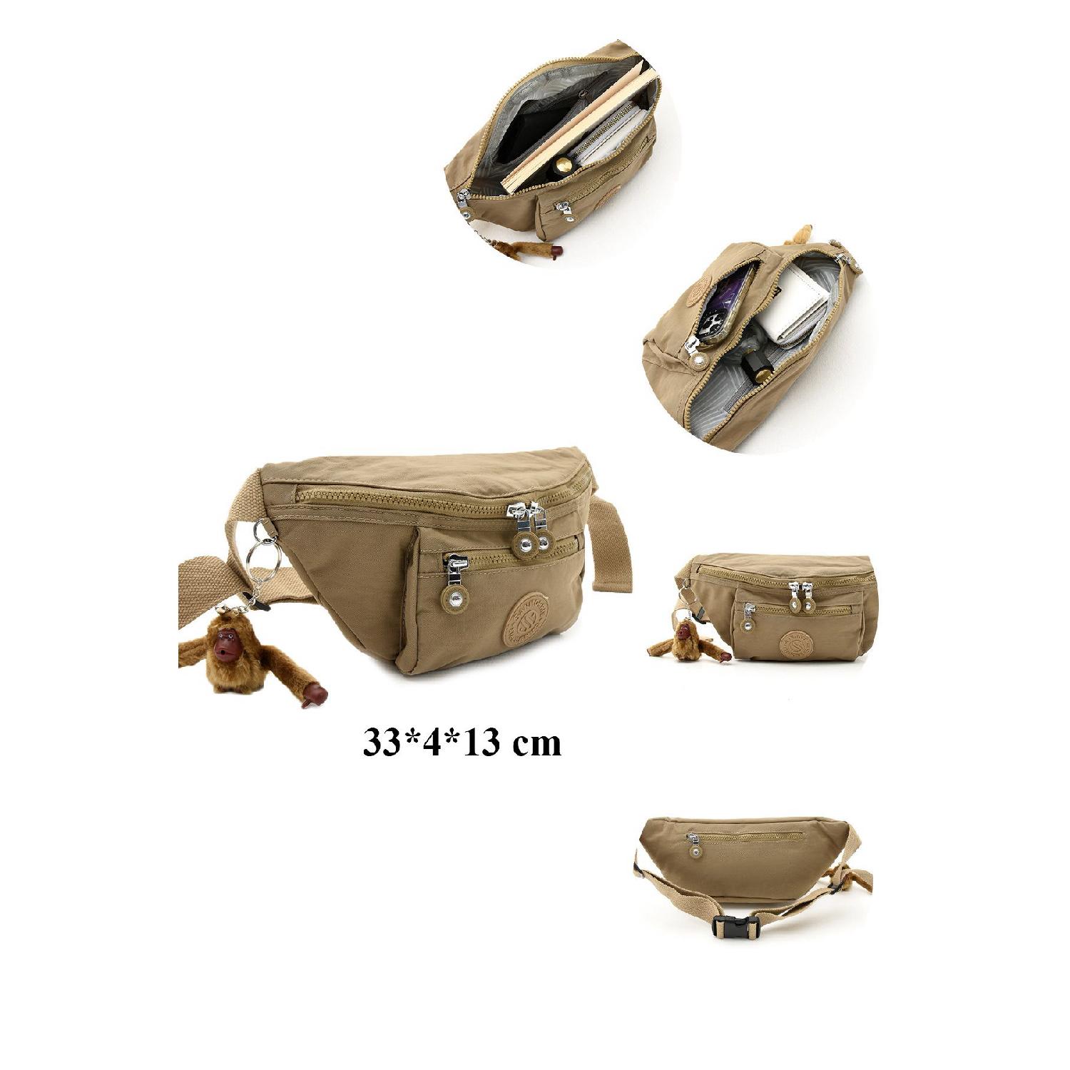 Модель Hers, унисекс, мятая ткань, водонепроницаемая сумка через плечо с перекрестным ремнем, функциональная поясная сумка с несколькими отделениями
Модель Hers, унисекс, мятая ткань, водонепроницаемая сумка через плечо с перекрестным ремнем, функциональная поясная сумка с несколькими отделениями