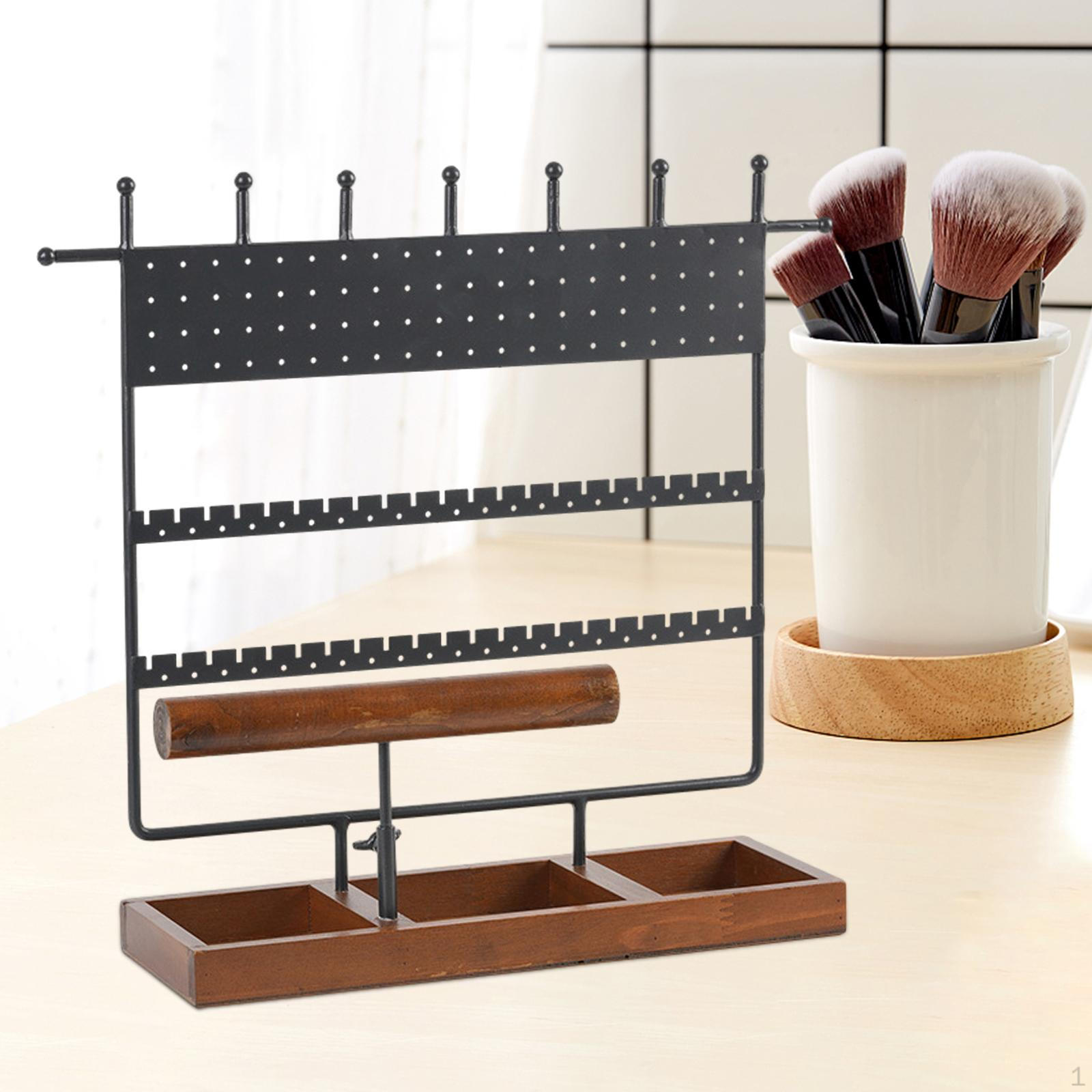 Jewelry Display Rack Holder Earring Rack, Tower Necklace Organizer for чорний
Jewelry Display Rack Holder Earring Rack, Tower Necklace Organizer for чорний