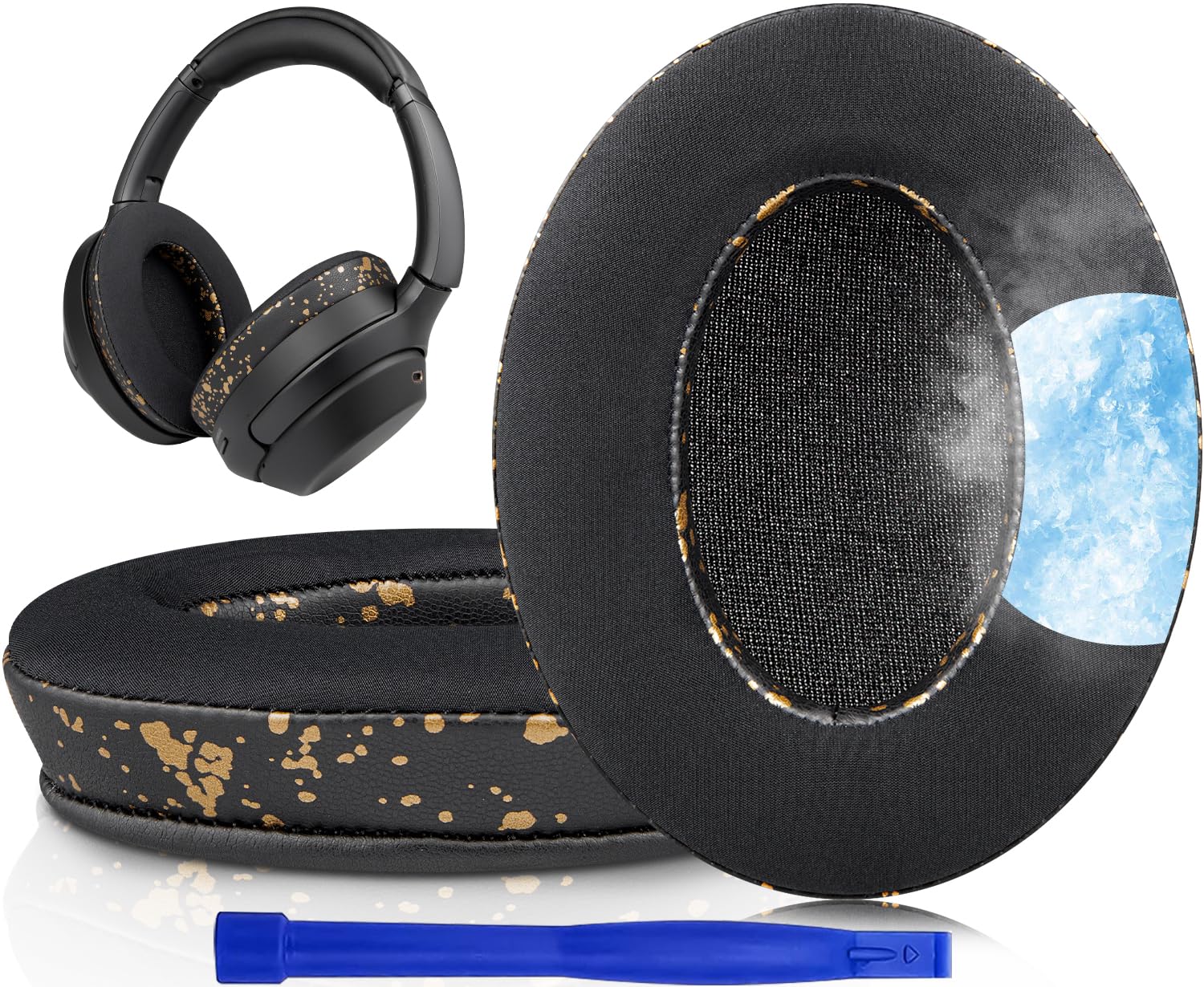 SOULWIT Cooling Gel Ear Pads for Sony Headphones Replacement Compatible Head Thick Pads WH-1000XM3 (WH1000XM3) Over-Ear - Pads, High-Density Foam,
SOULWIT Cooling Gel Ear Pads for Sony Headphones Replacement Compatible Head Thick Pads WH-1000XM3 (WH1000XM3) Over-Ear - Pads, High-Density Foam,